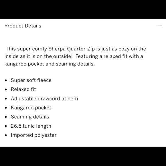 VS PINK Marl Grey Sherpa Quarter Zip - Picture 8 of 8